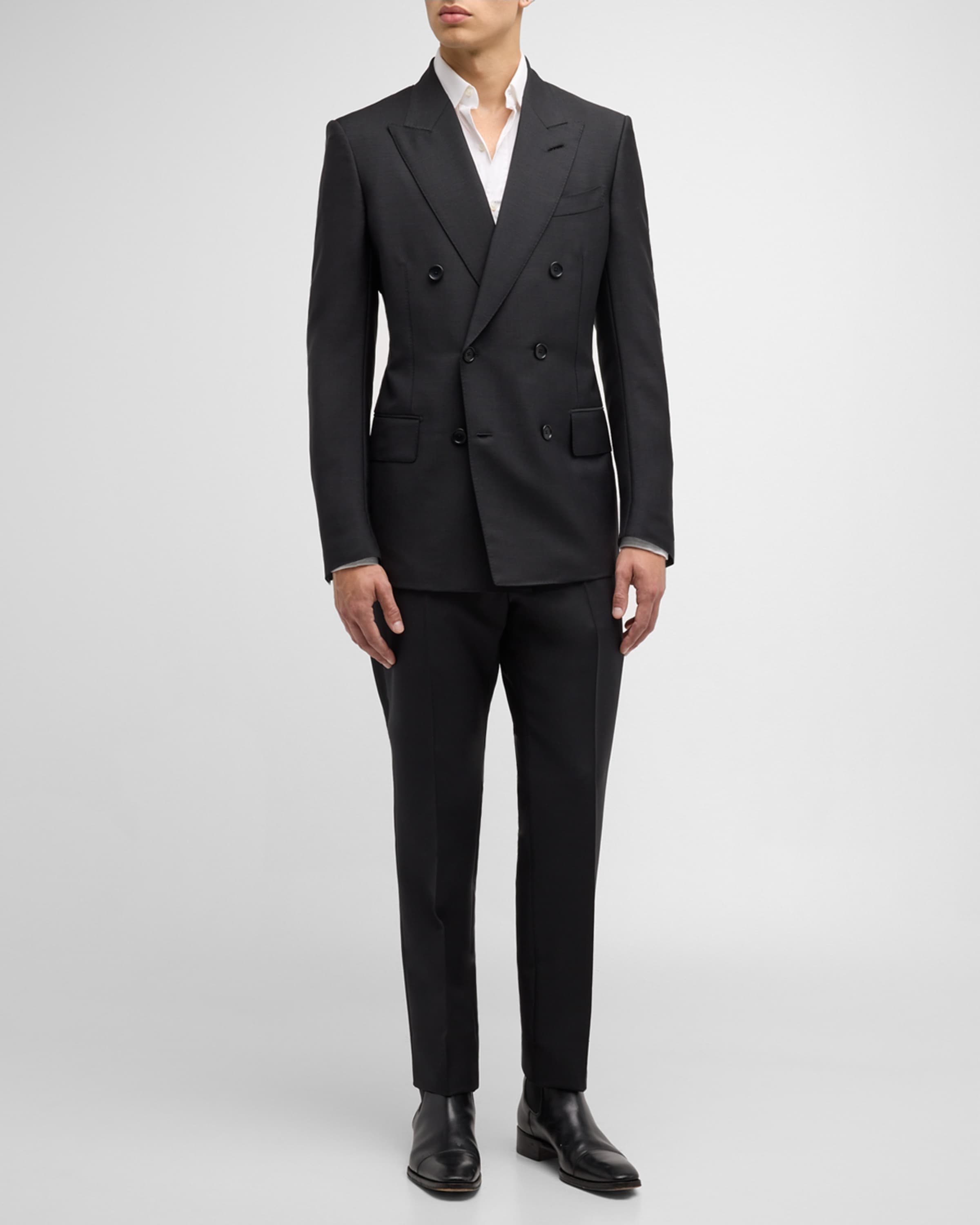 Men's Atticus Double-Breasted Solid Suit - 2
