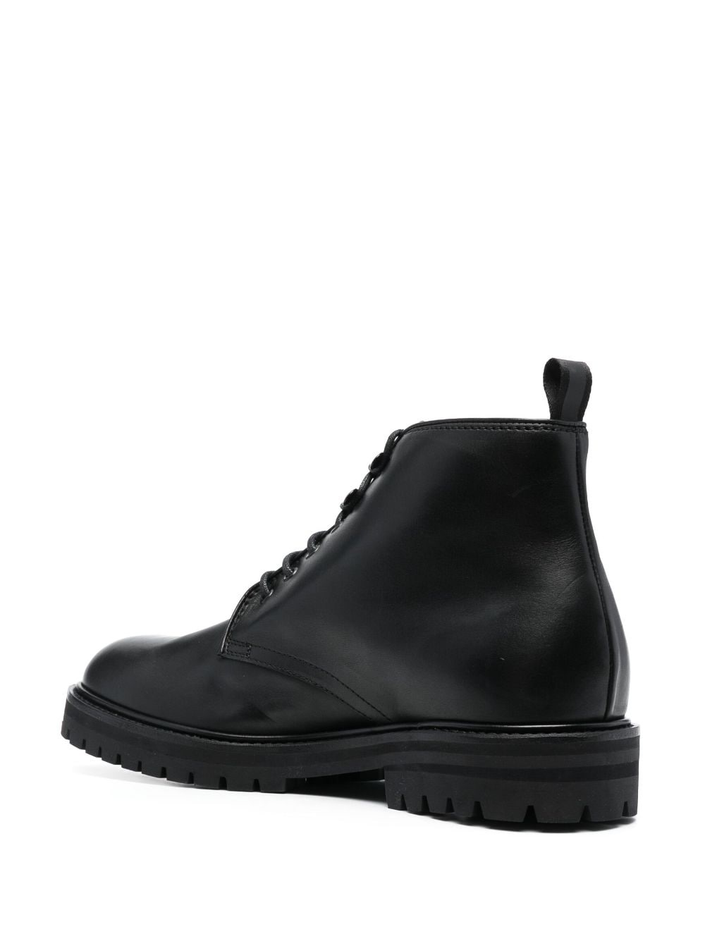 lace-up leather boots - 3
