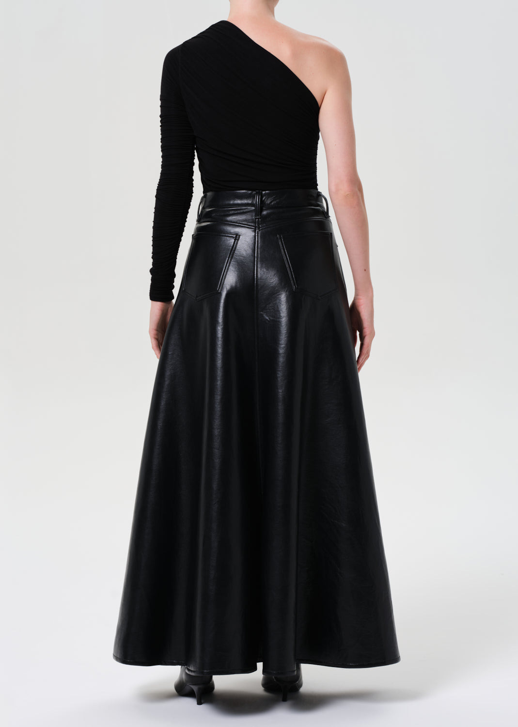 ODIN SKIRT (RECYCLED LEATHER) IN DETOX - 2