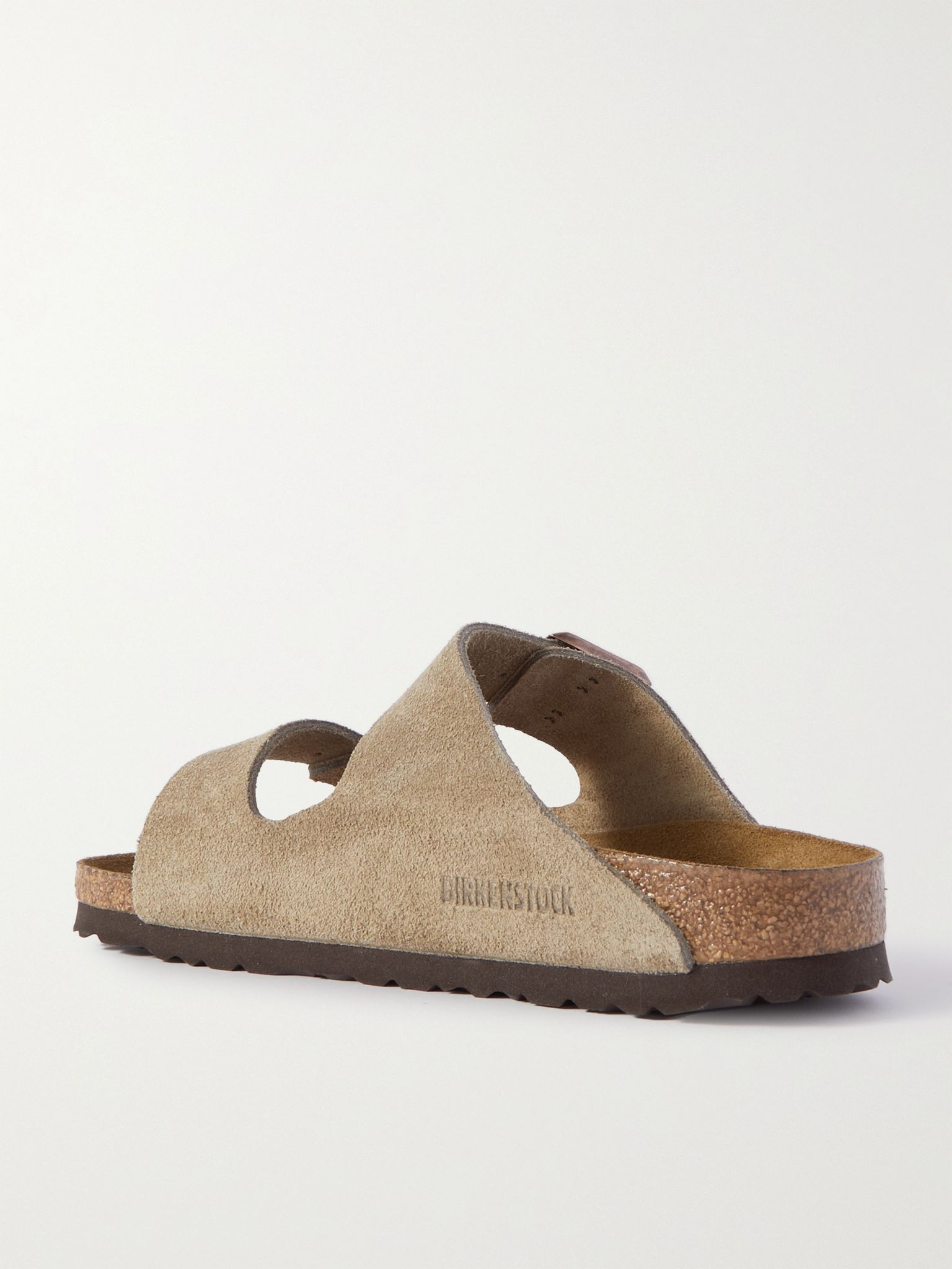 Arizona suede sandals Taupe - 3