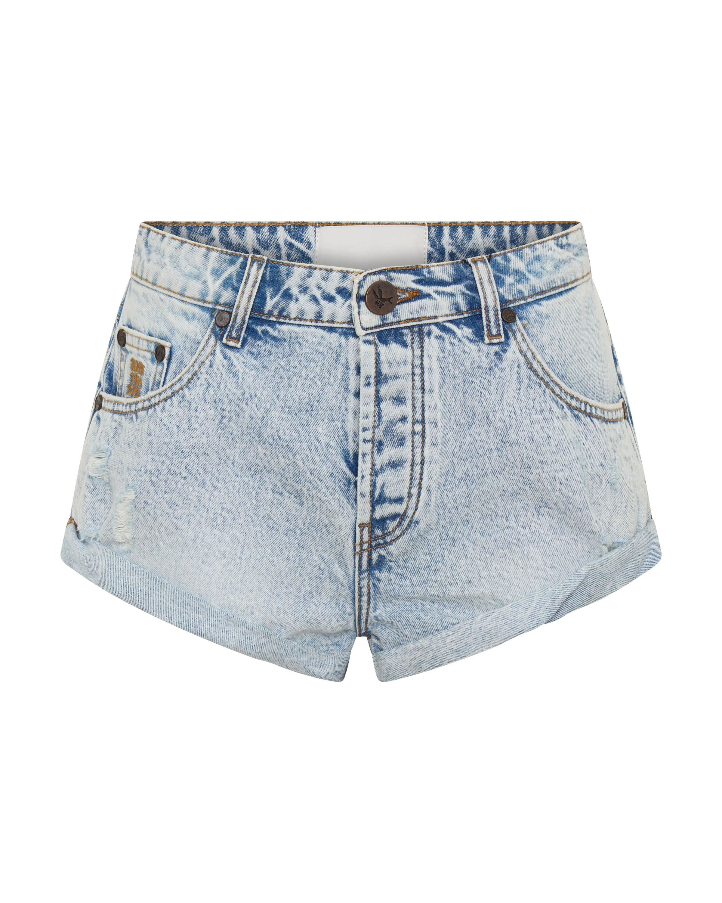 Bandits Low Waist Denim Shorts - Whisper Blue - 1