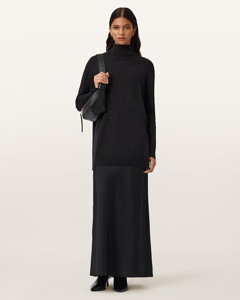 ALLSAINTS JUNO 2-IN-1 DRESS outlook