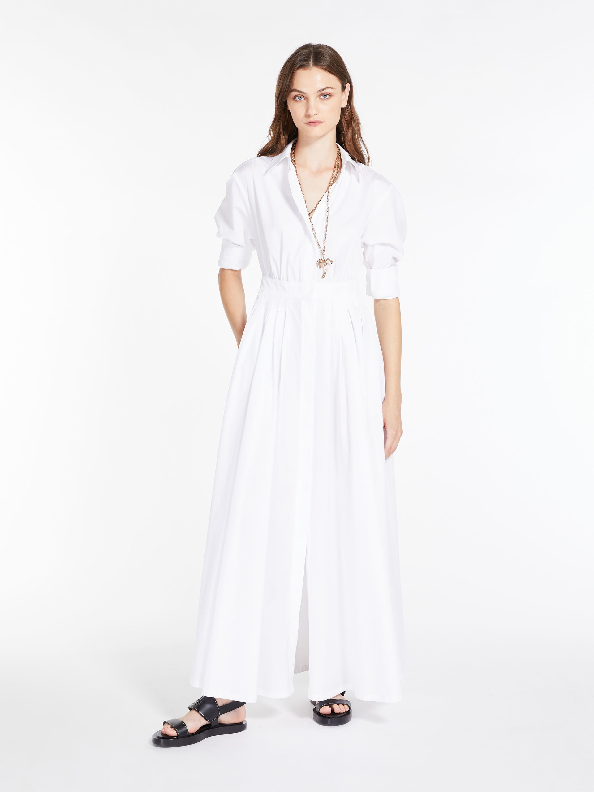 CARBONE Cotton-poplin dress - 2