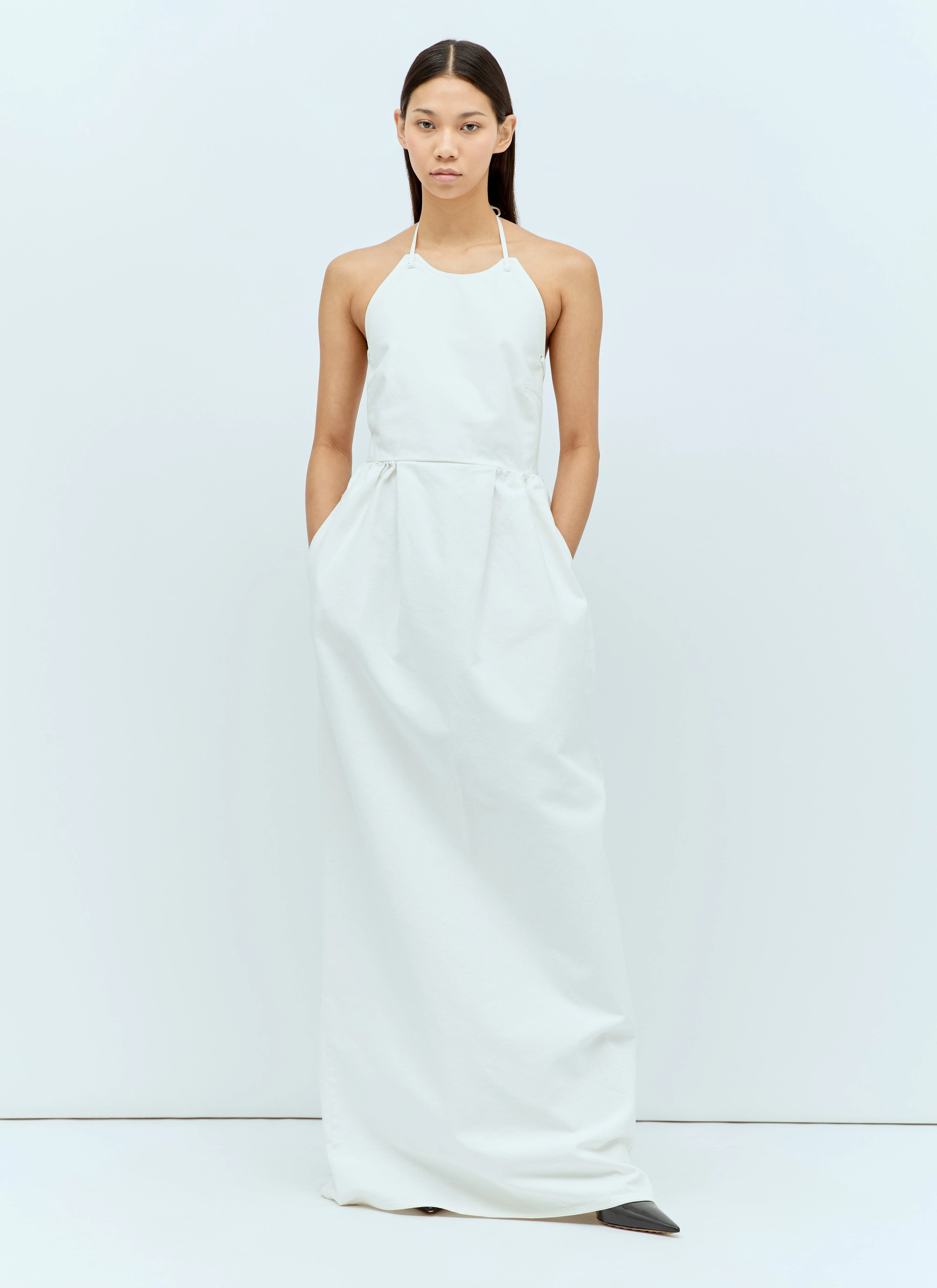 Max Mara Women Halter Neck Maxi Dress - 1