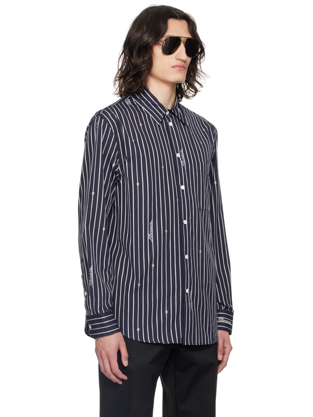 Navy Nautical Stripe Shirt - 2