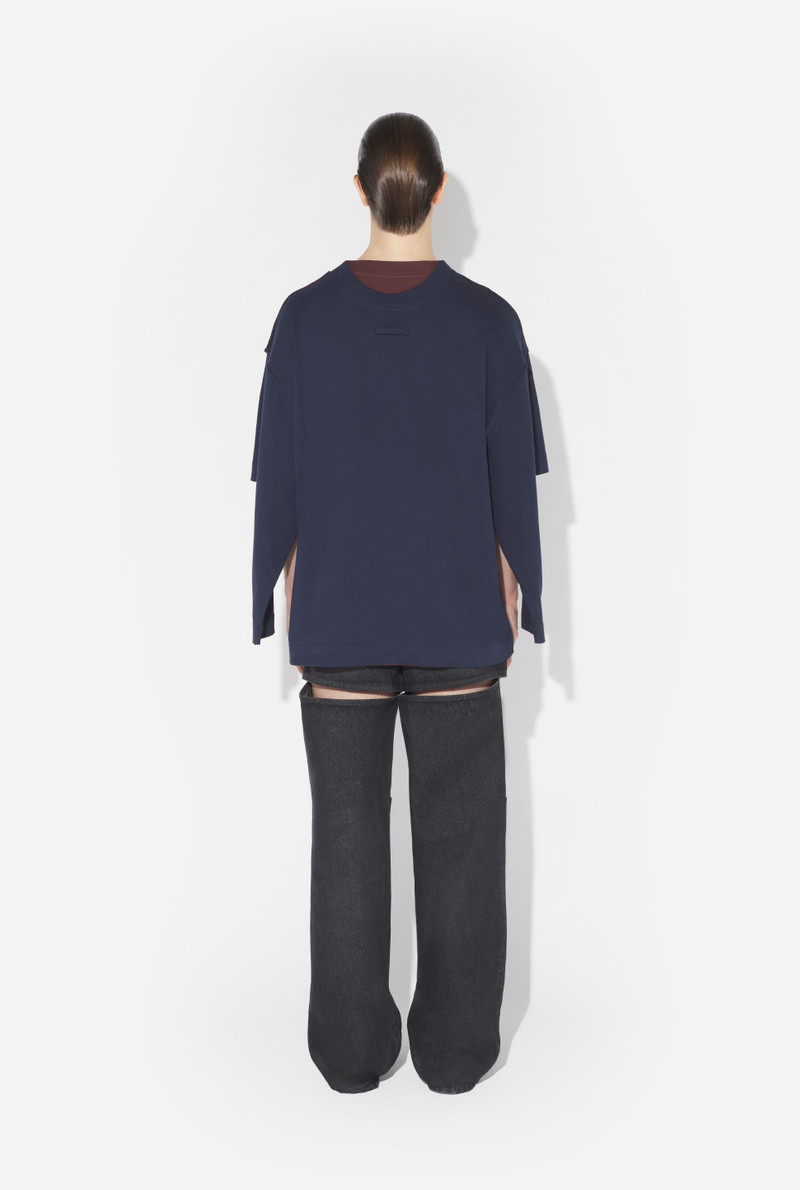 THE BLUE GAULTIER LABEL DOUBLE T-SHIRT 3