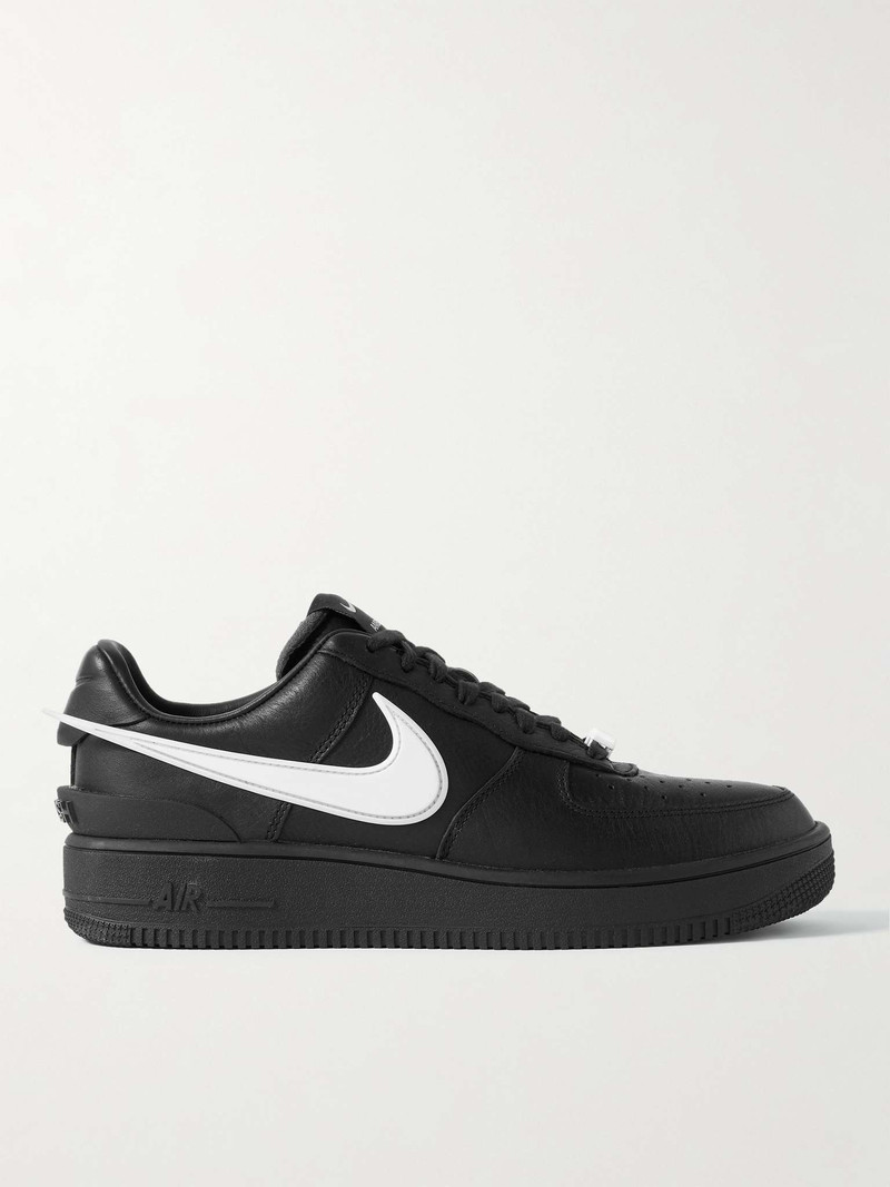 + AMBUSH Air Force 1 Rubber-Trimmed Leather Sneakers - 1