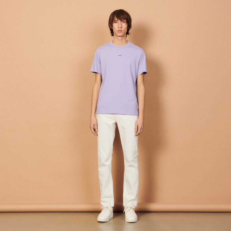 T-shirt with logo embroidery 6