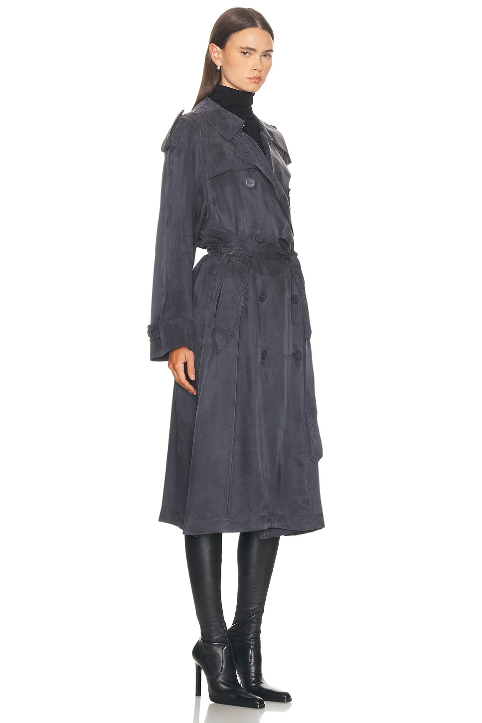 Fluid Trench Coat - 3