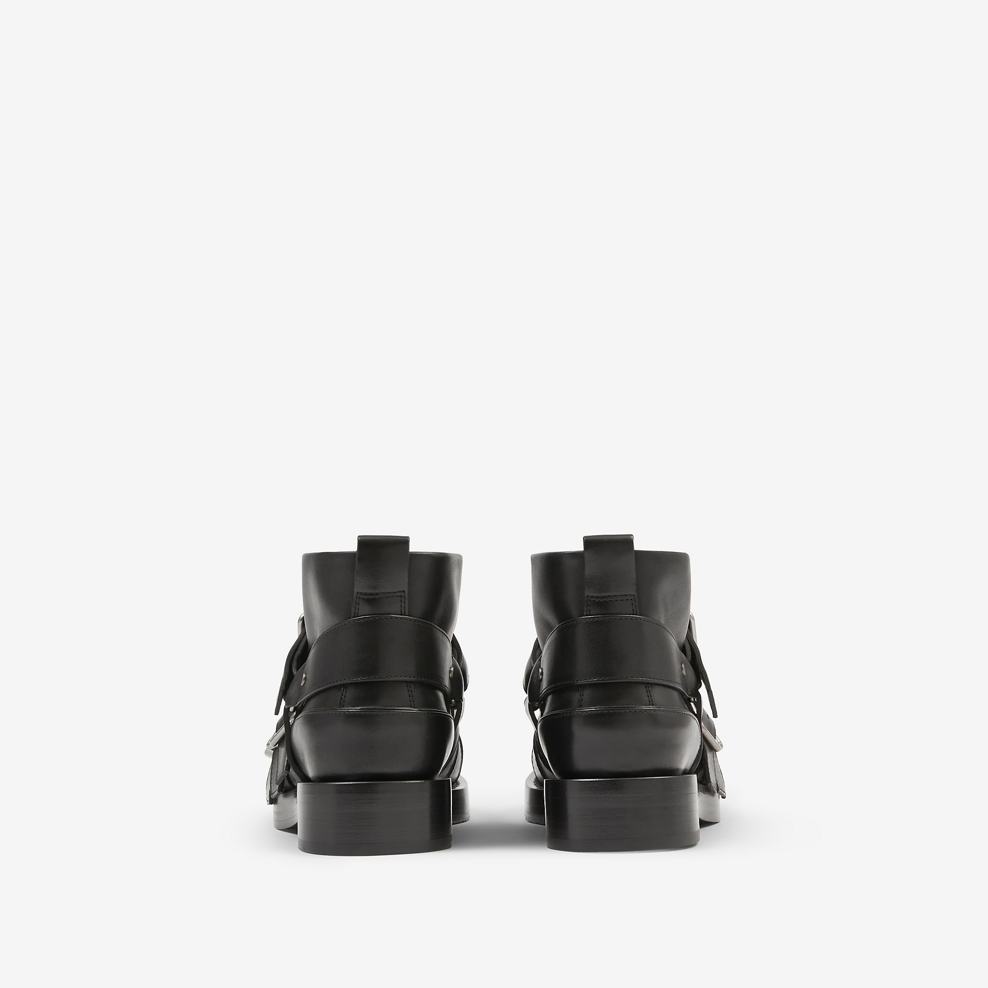 Leather Strap Boots - 3