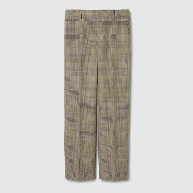 Prince of Wales wool pants 1