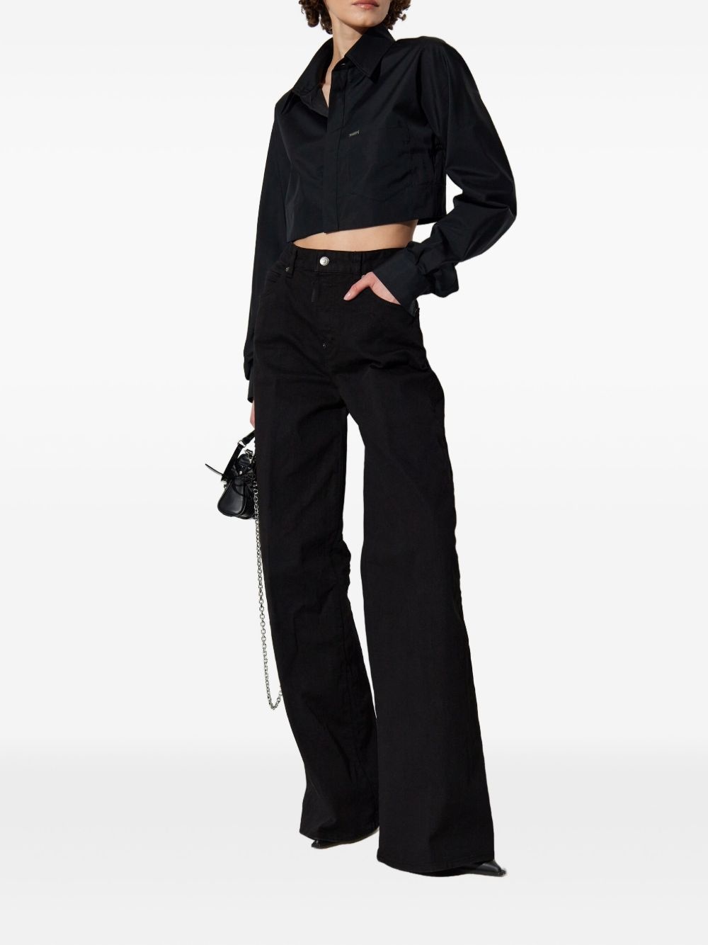 cropped shirt - 2