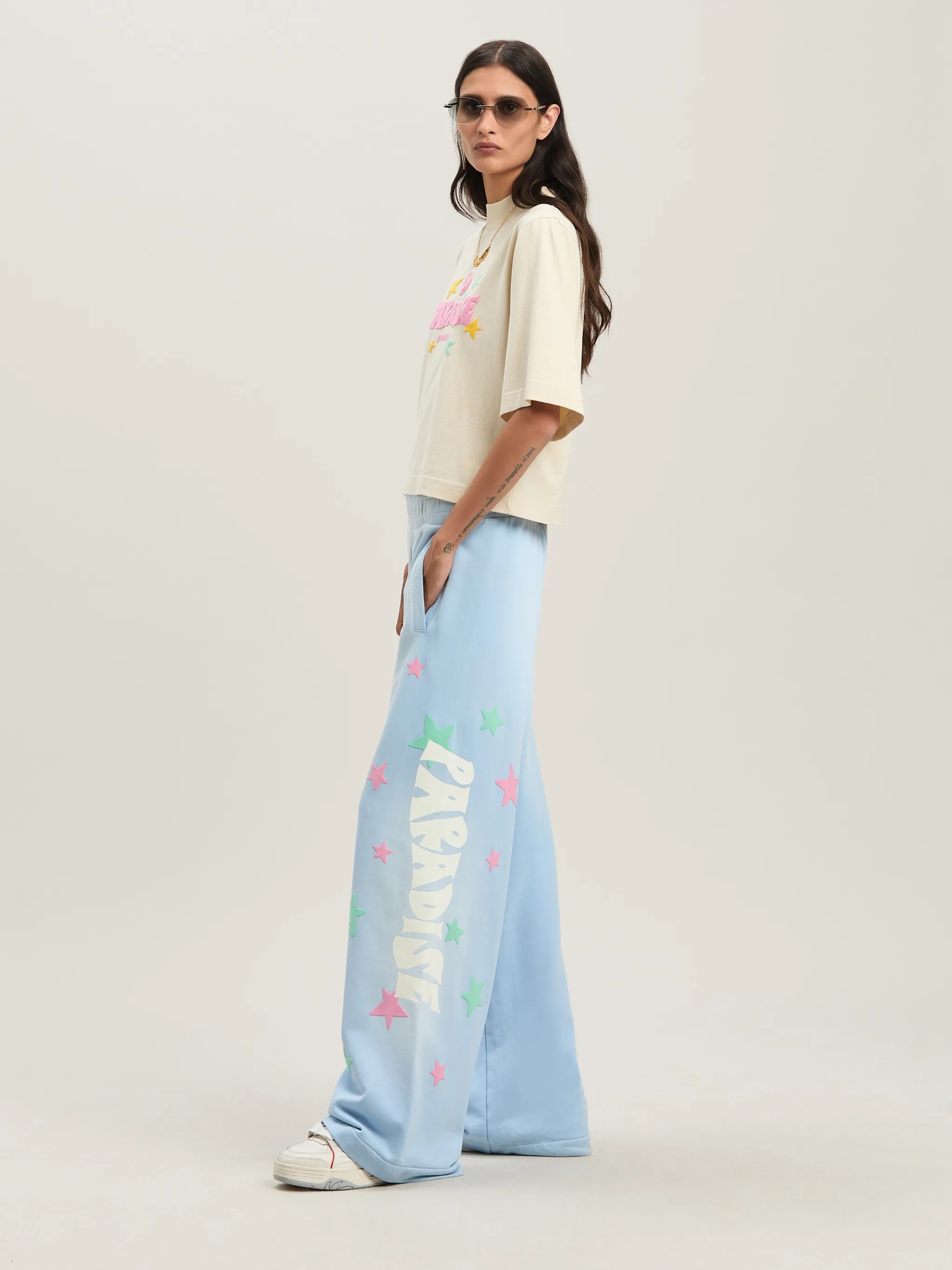 Logo band striped shorts - 2