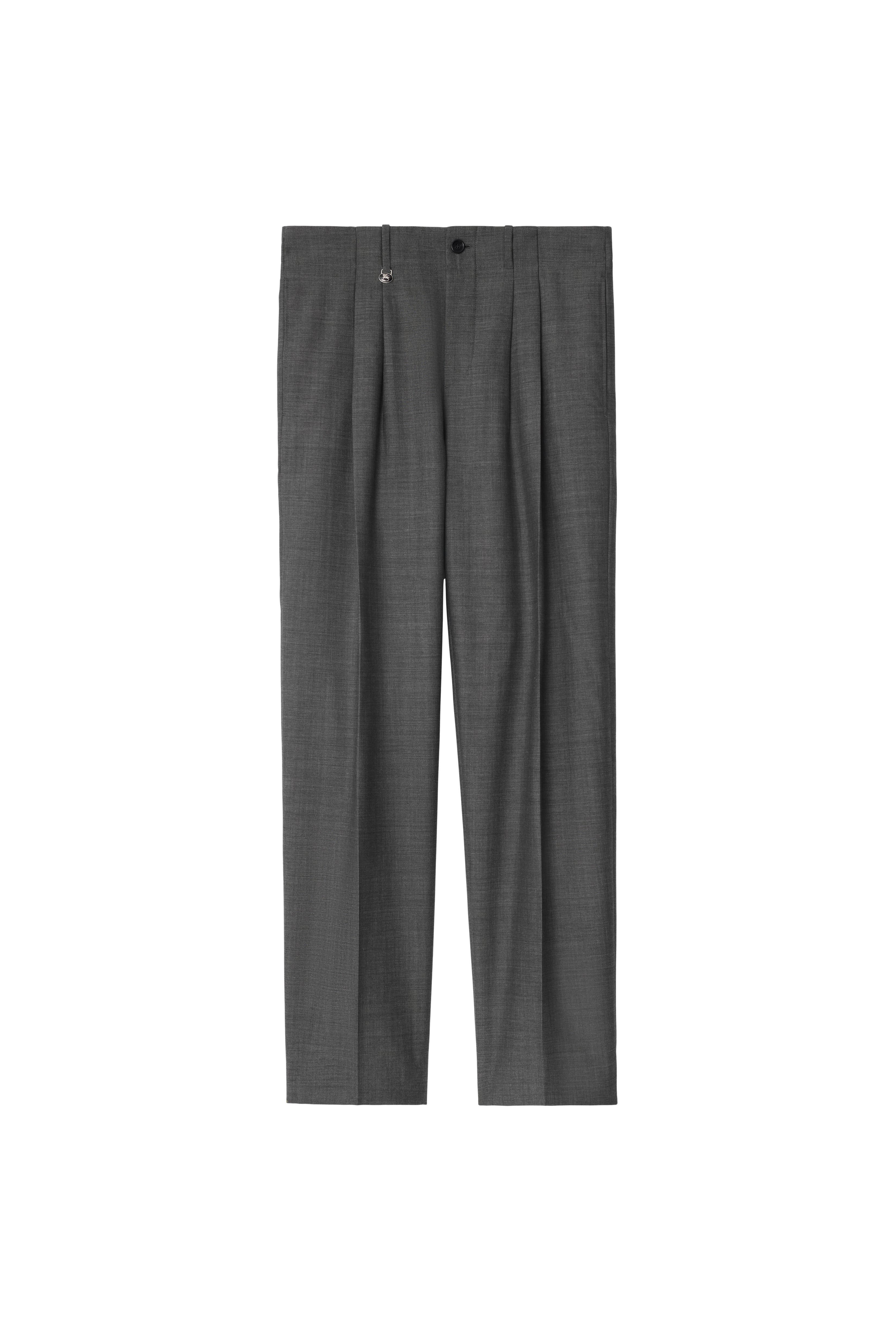 burberry Wool Tailored Trousers in Gull Grey/trip Grey at Nordstrom - 2