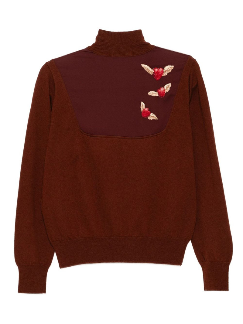 UNDERCOVER embroidered jumper outlook