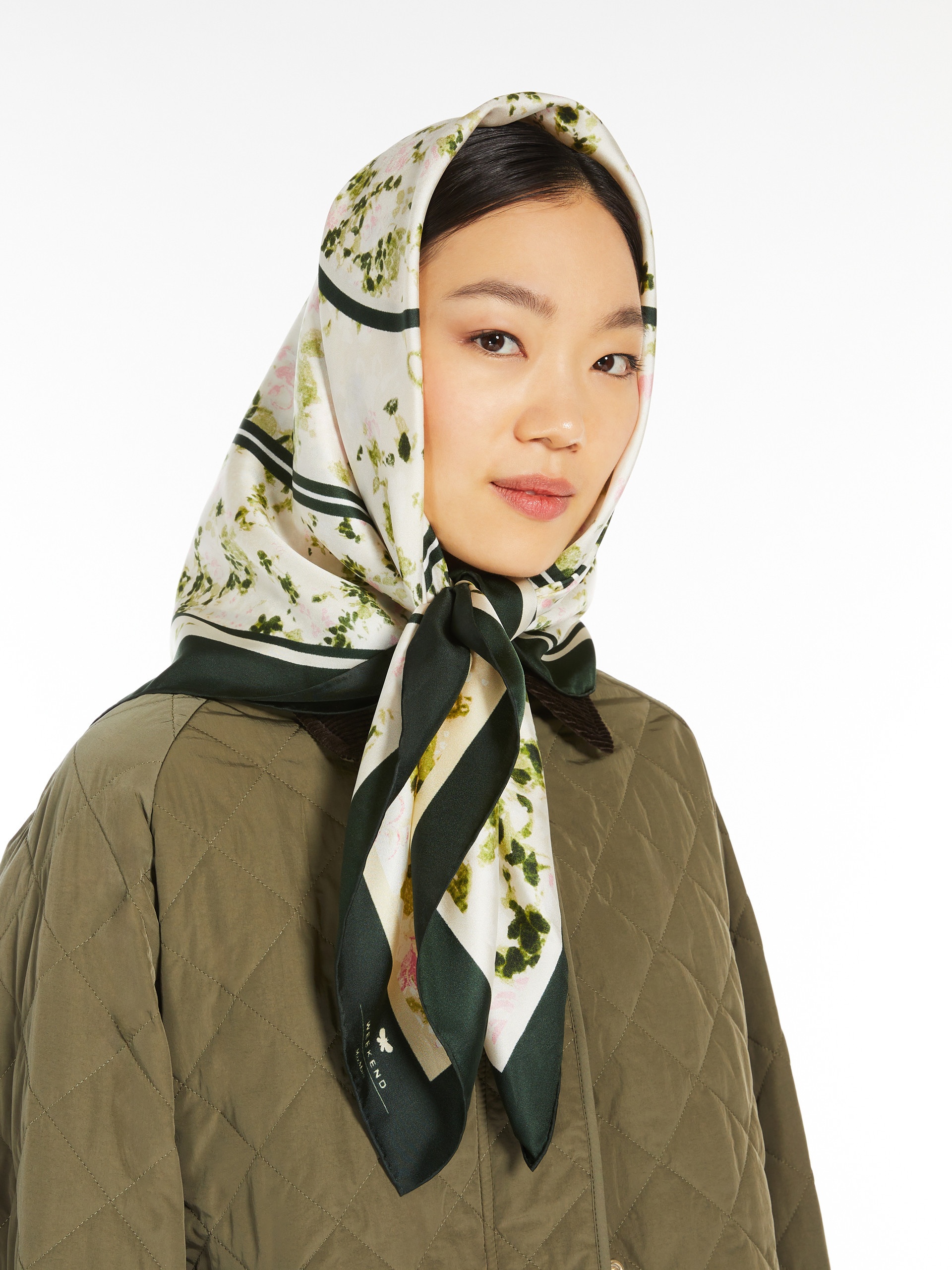ONESTO Printed silk scarf - 4