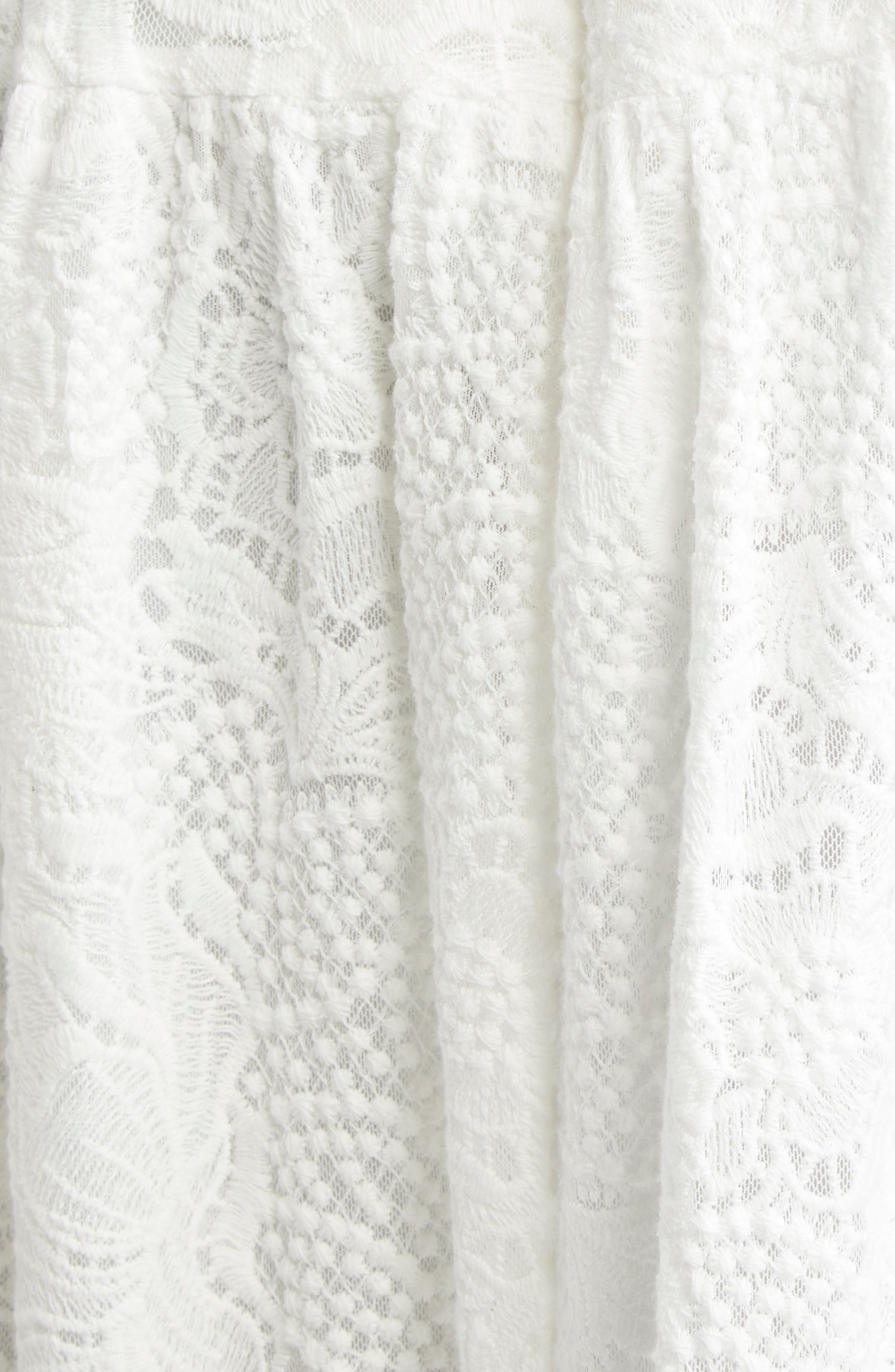 Erdem Tiered Full Volume Lace Skirt in Ivory at Nordstrom - 7