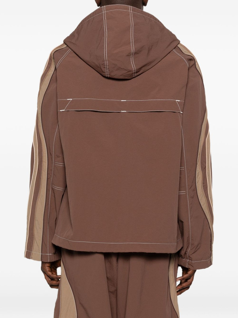 hooded panelled jacket 4