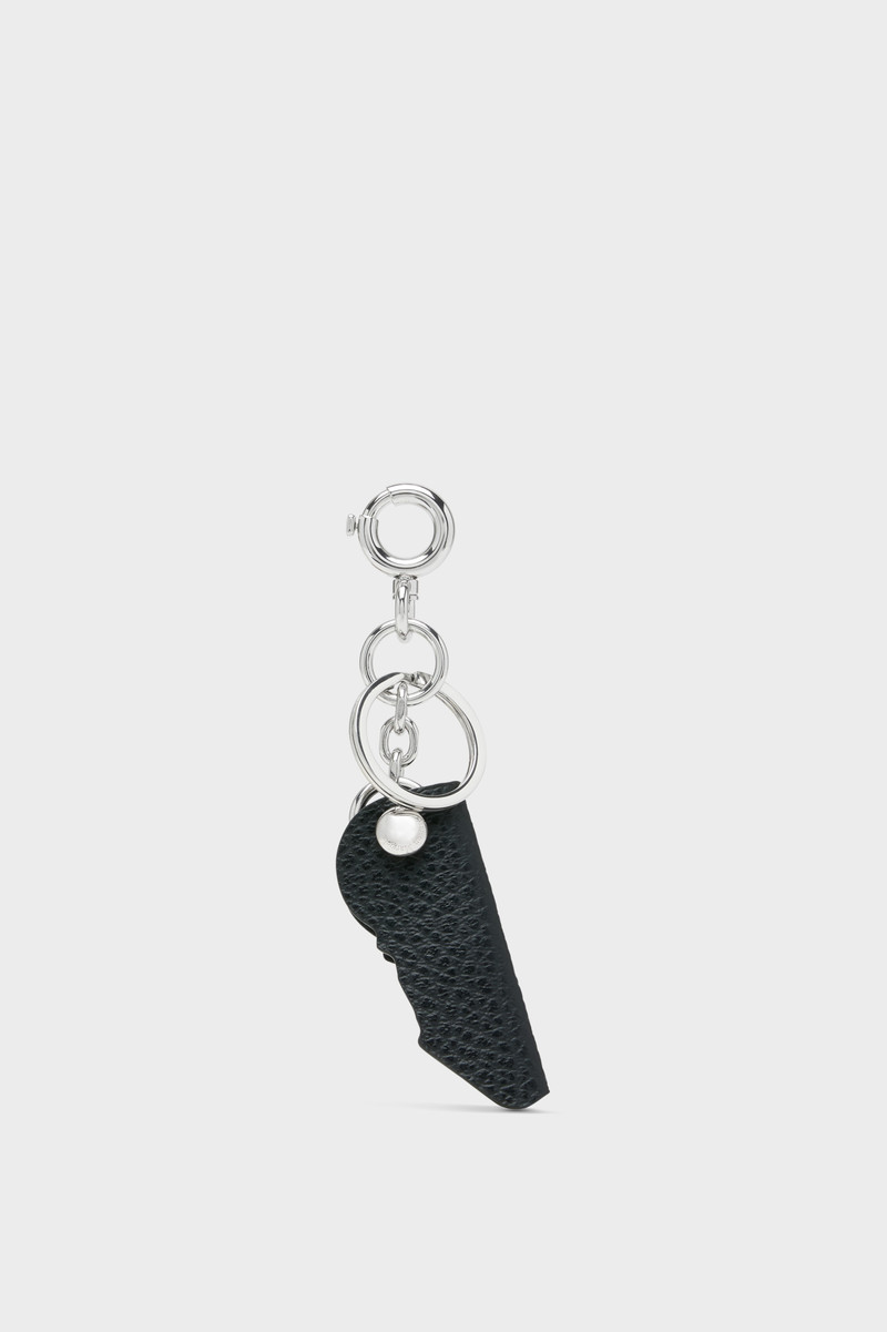 Maison Margiela Logo leather keyring outlook