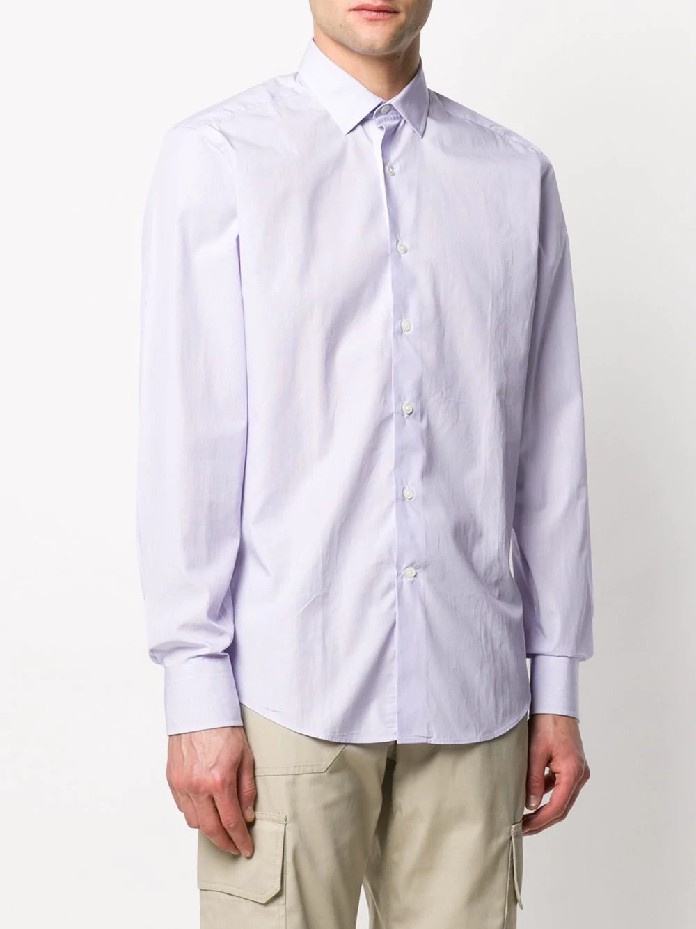 plain fitted shirt - 3