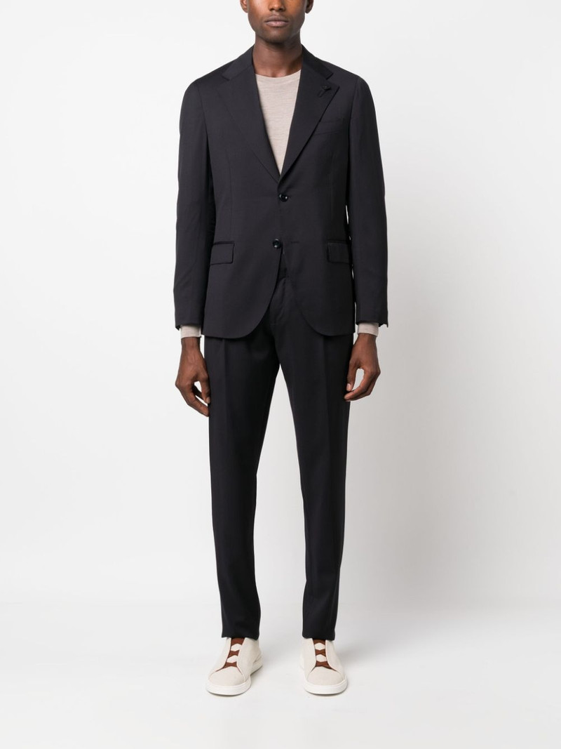 LARDINI single-breasted wool suit set outlook