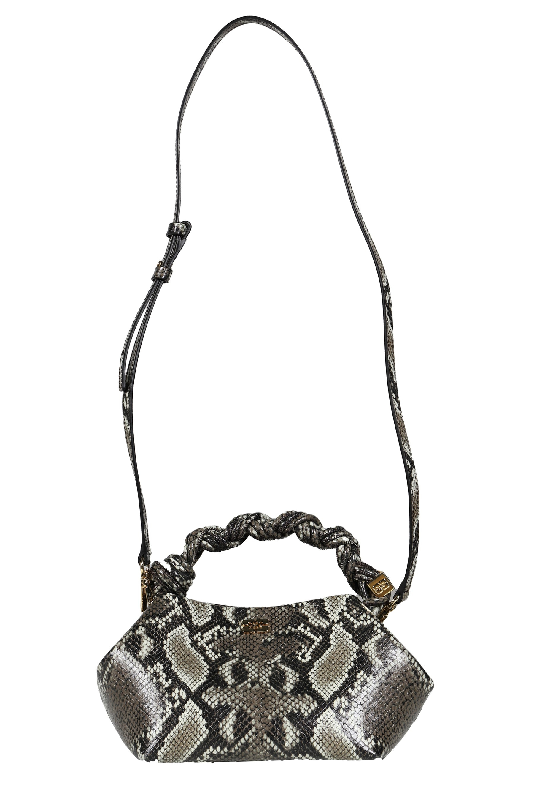 GANNI BOU BAG SMALL SNAKE / EGRET - 8
