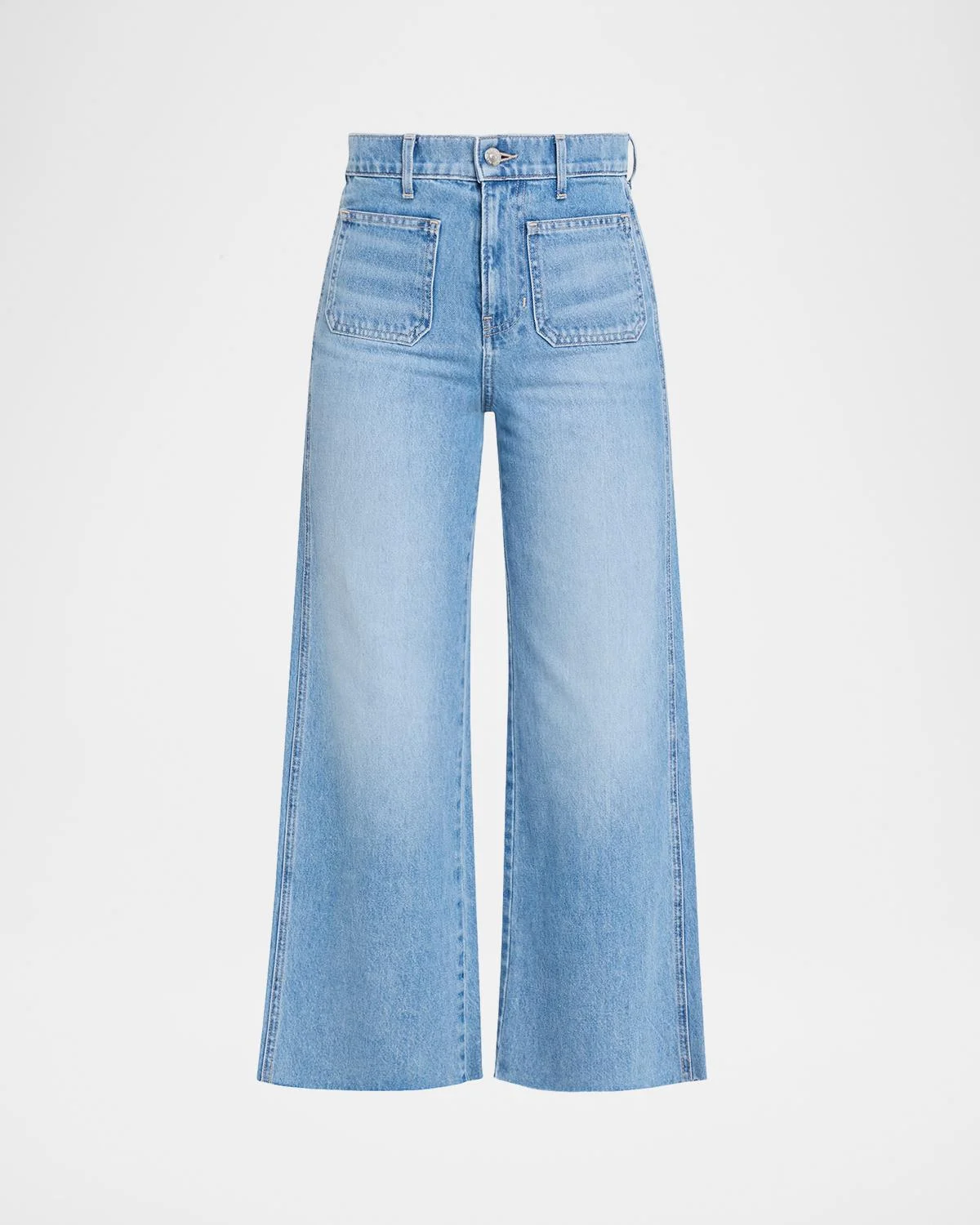 Taylor Cropped High-Rise Wide Jeans - 1
