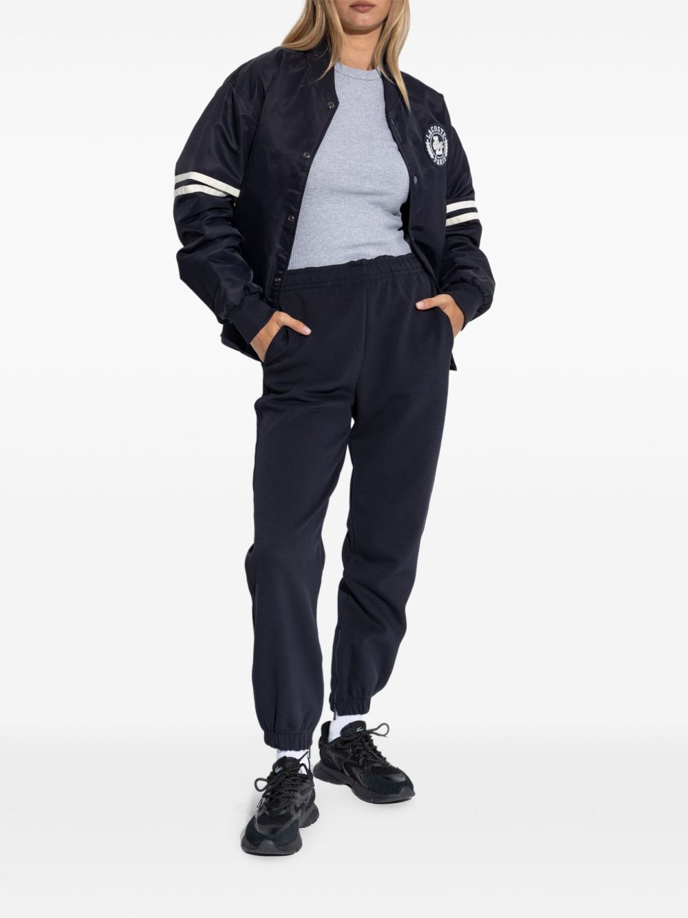 elastic-cuff track pants - 2