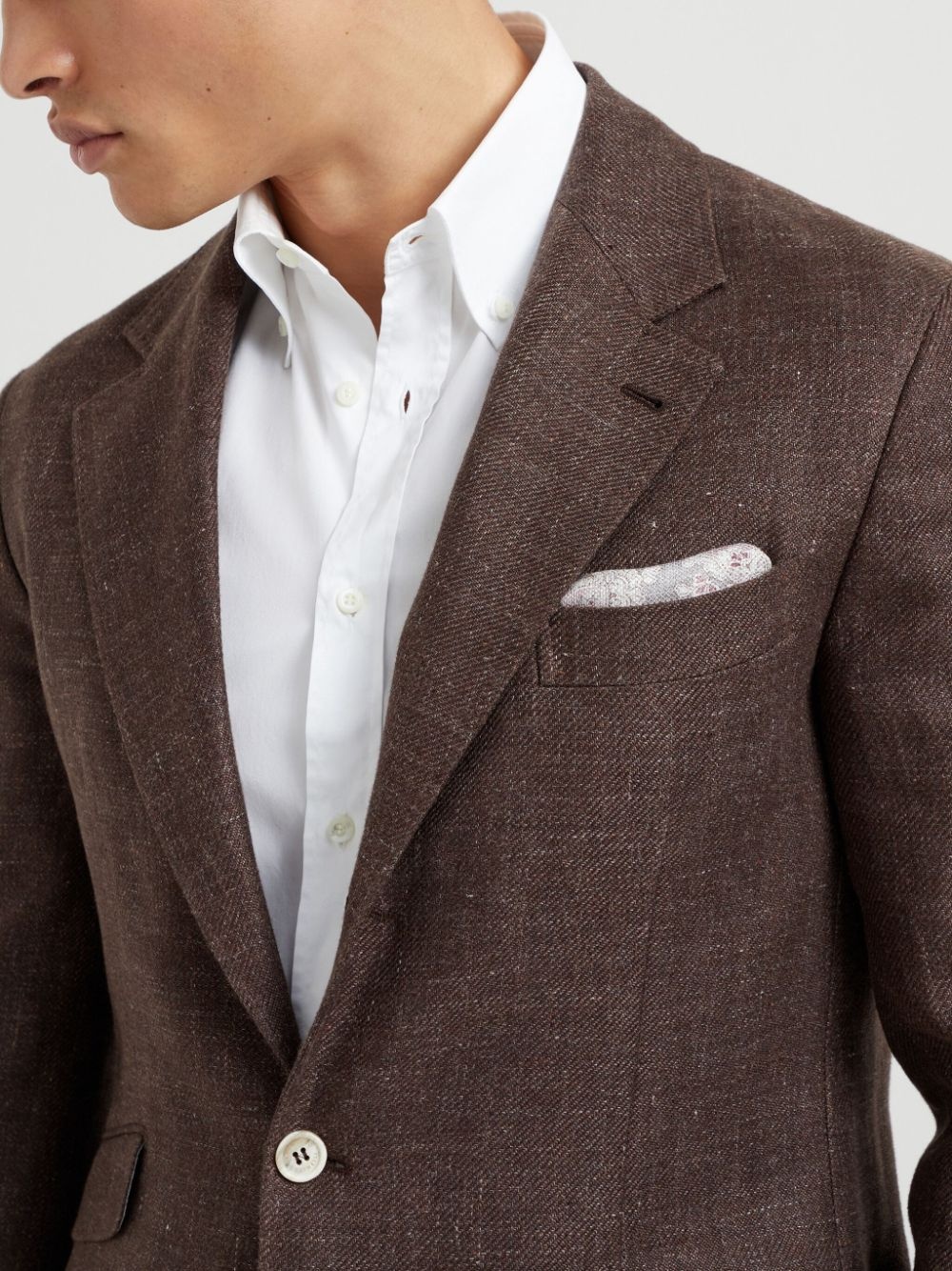 double-face graphic-print pocket square - 3
