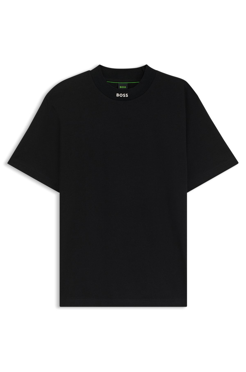 RELAXED-FIT SHIRT IN STRETCH COTTON WITH CAMP COLLAR - 1