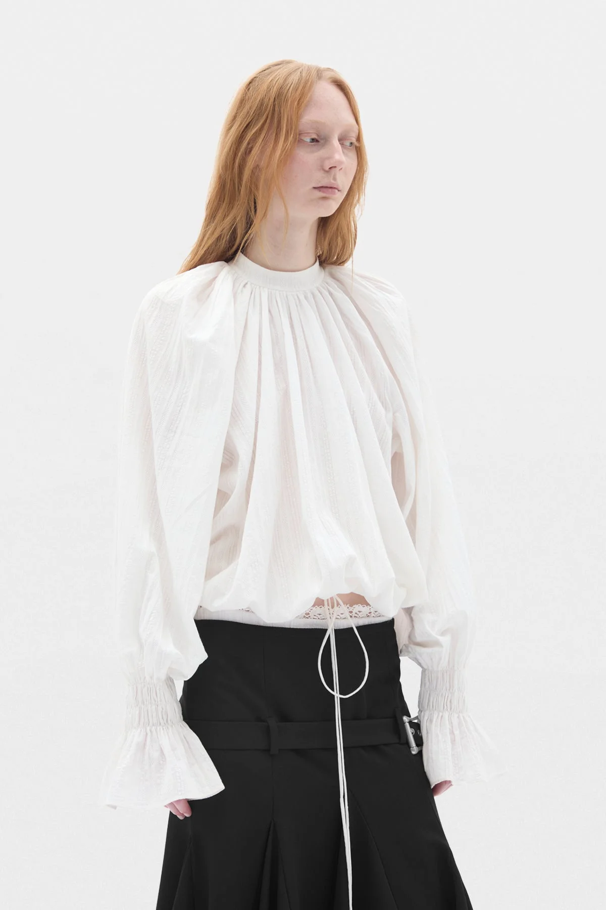 Celin Balloon Top With Drawstrings - 1