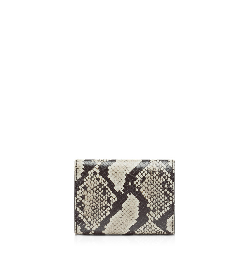 TOM FORD PRINTED PYTHON TARA COMPACT WALLET outlook