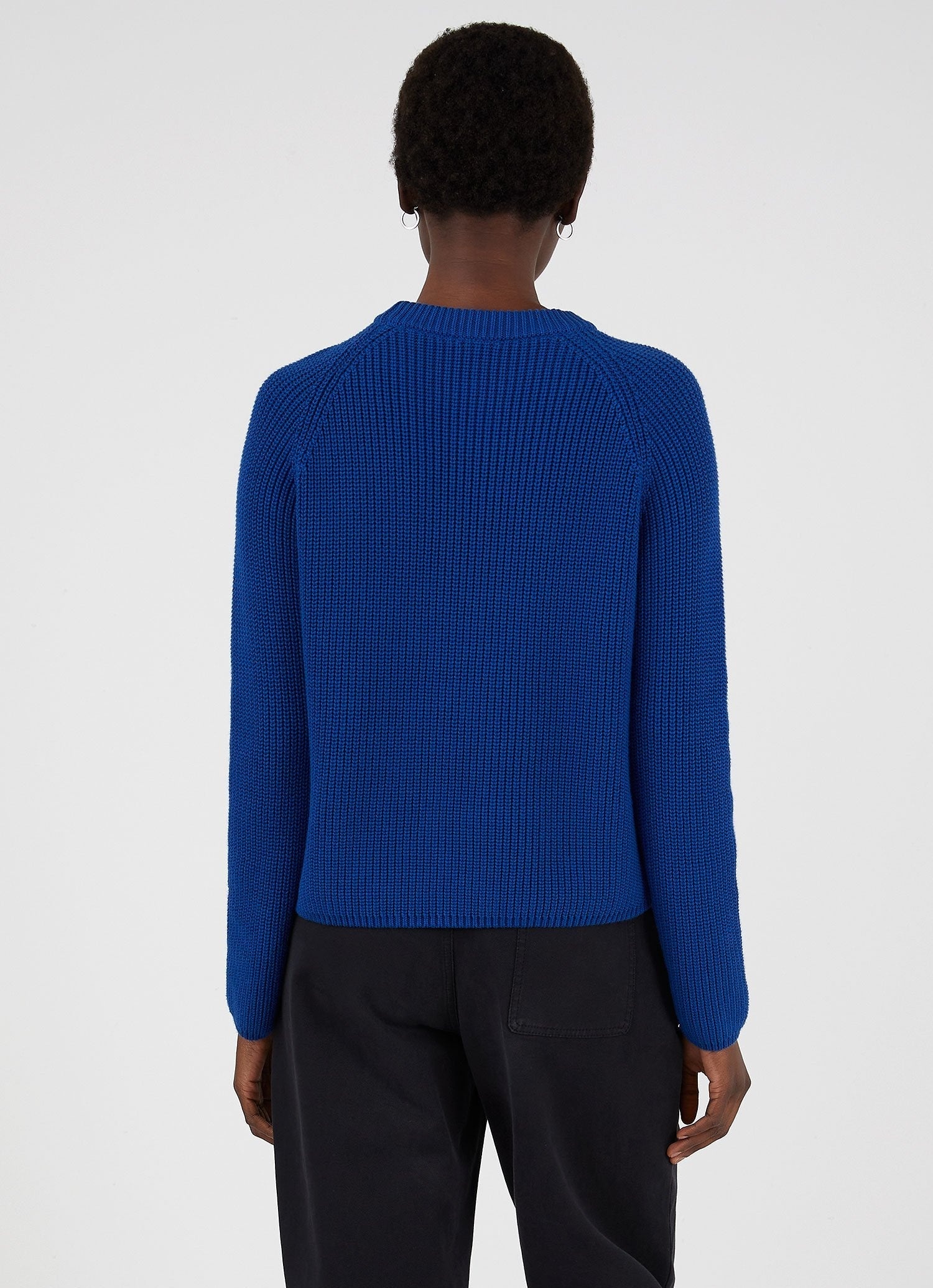 Cotton Boxy Crew Neck Jumper - 4