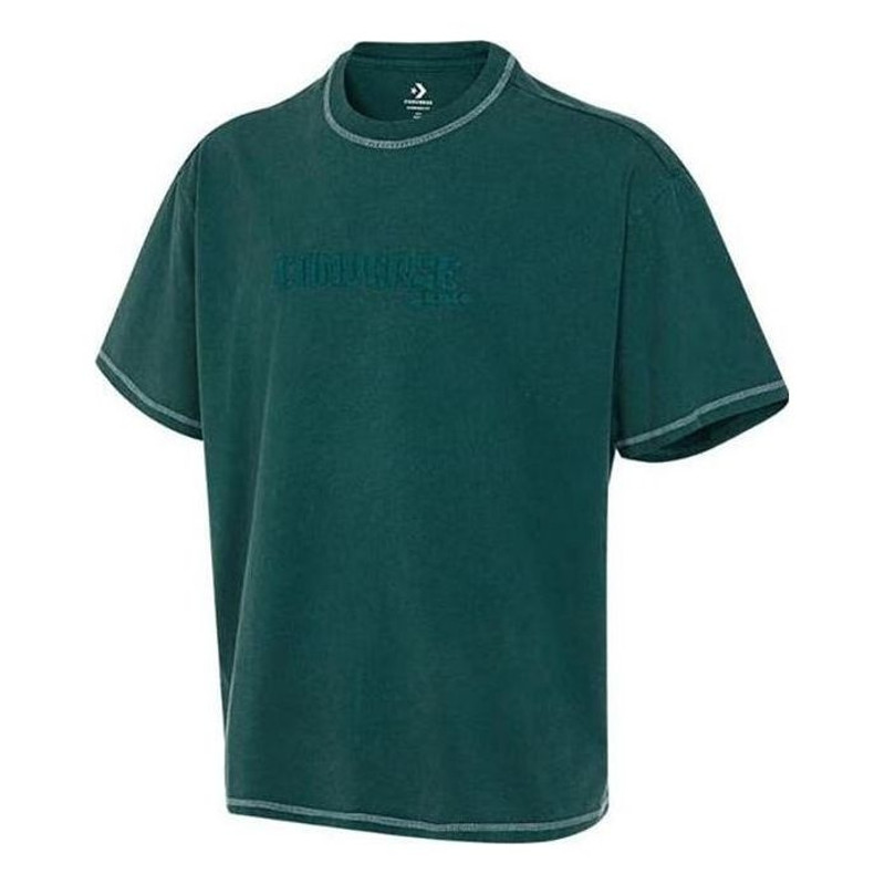 Converse Skateboard Wash Tee 'Dark Green' 10026164-A02 - 1