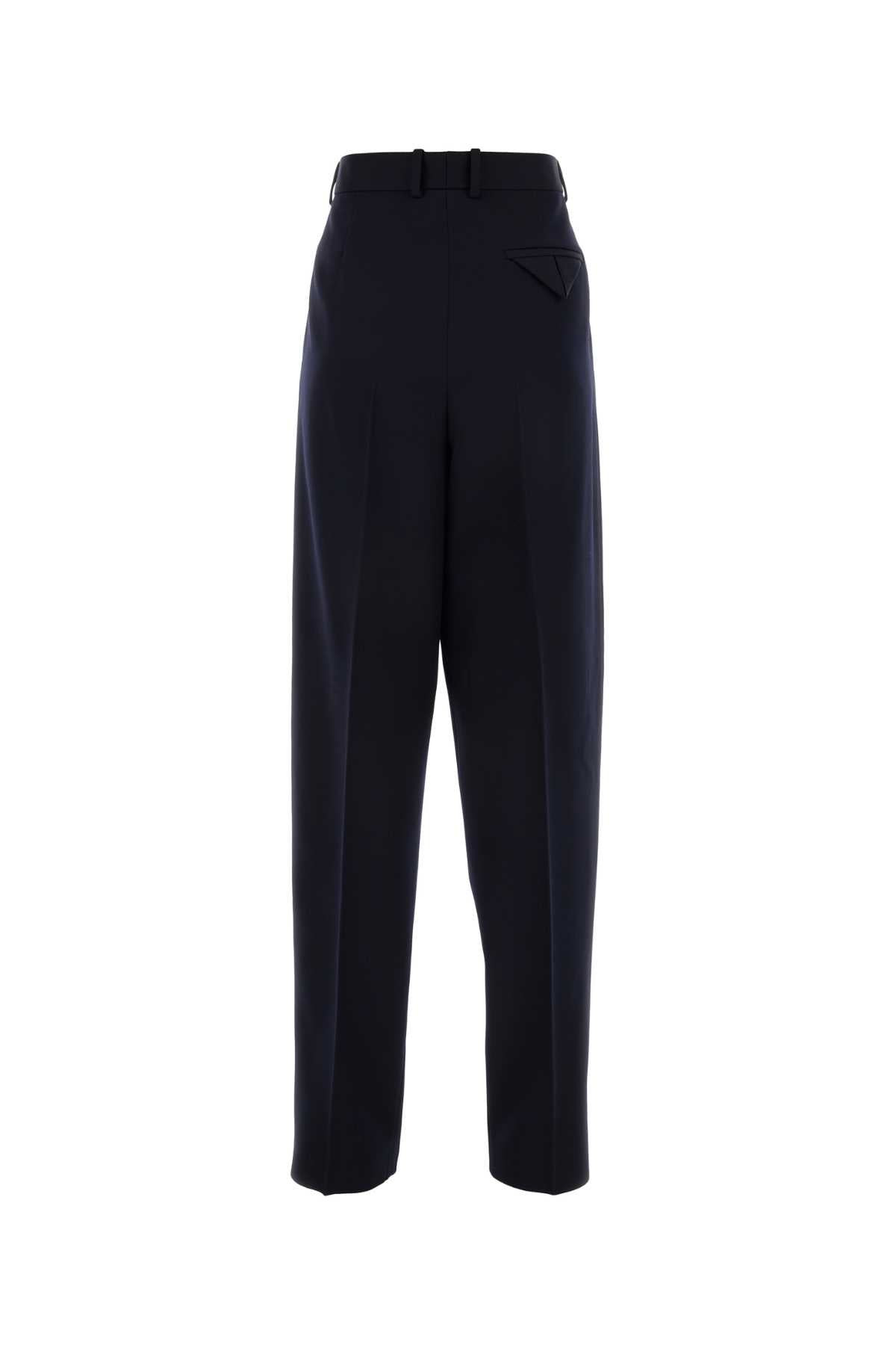 Bottega Veneta Women Dark Blue Twill Pant - 2