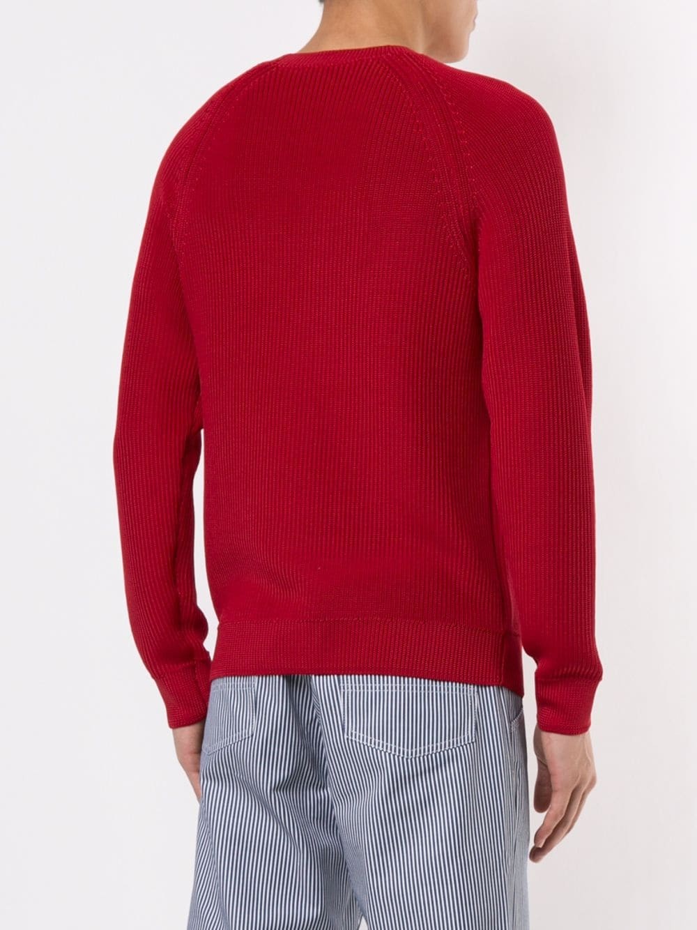 ribbed knit jumper - 4