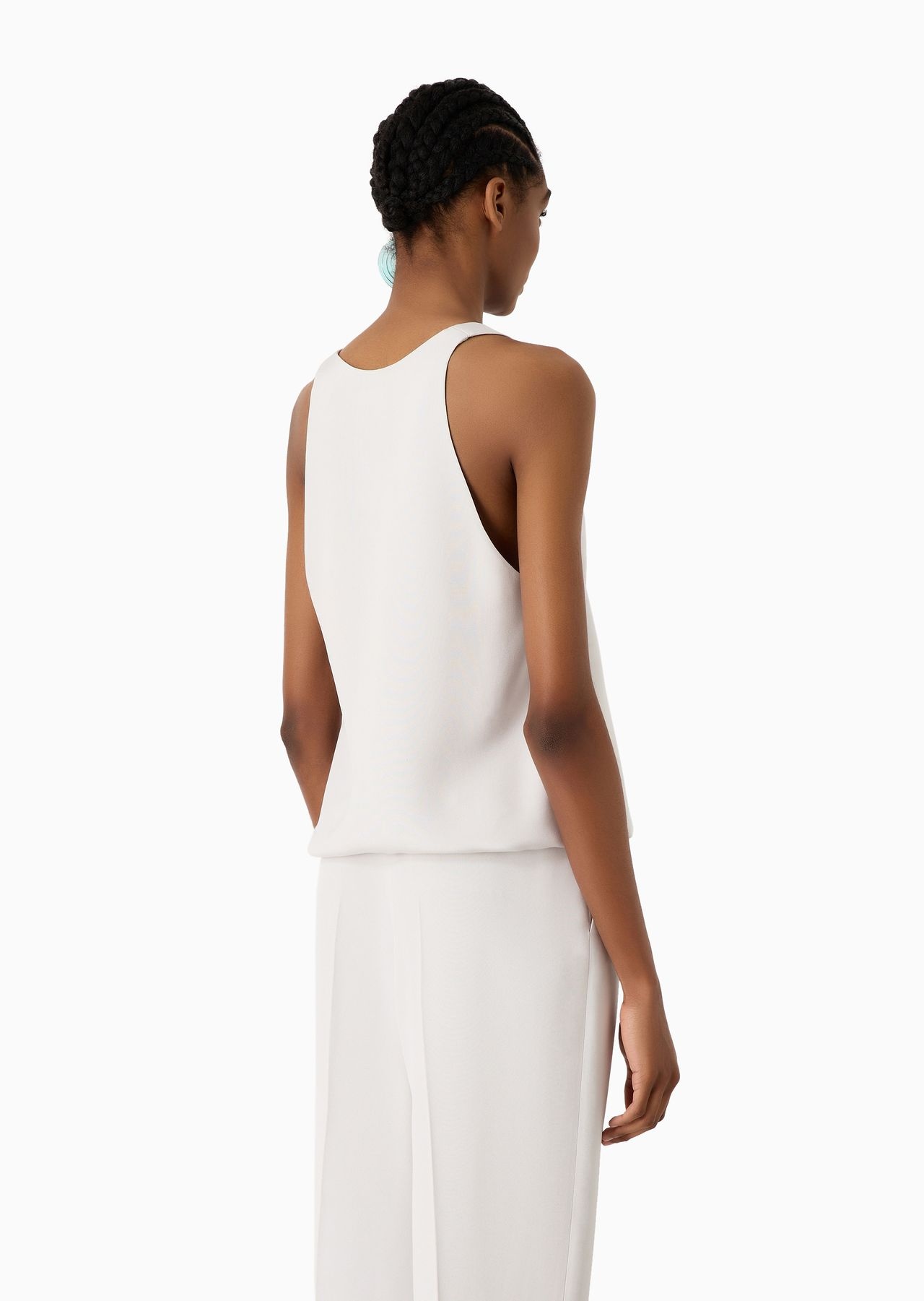 Marocain glittery silk top - 3