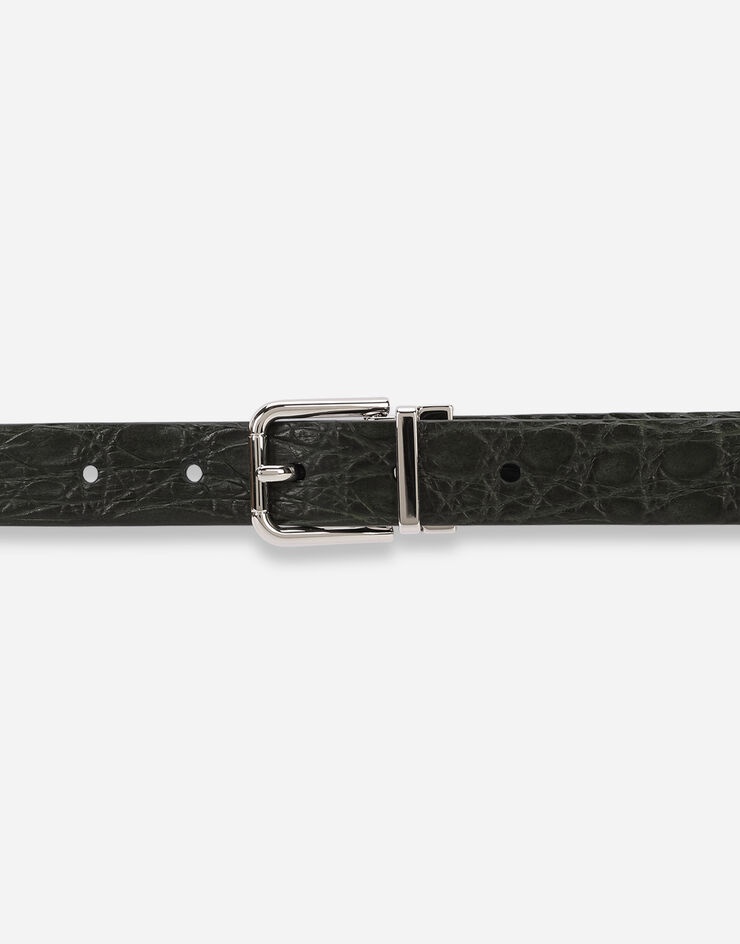 Crocodile skin belt - 3