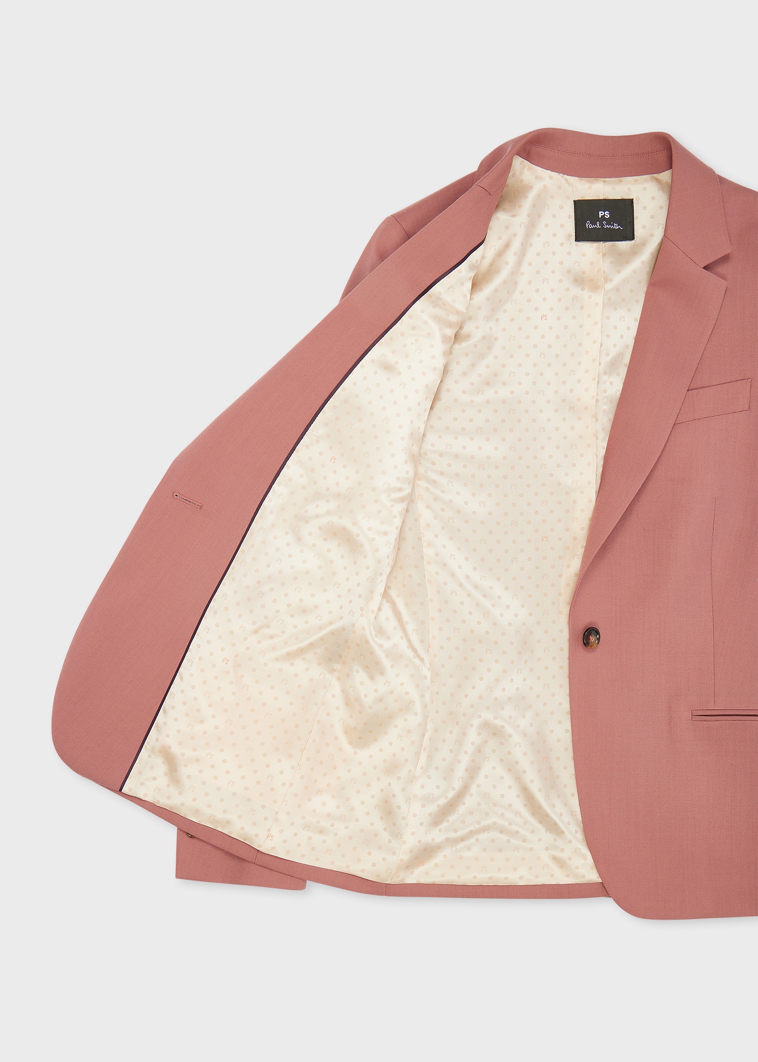 Women's Dusty Rose Wool Suit - 4