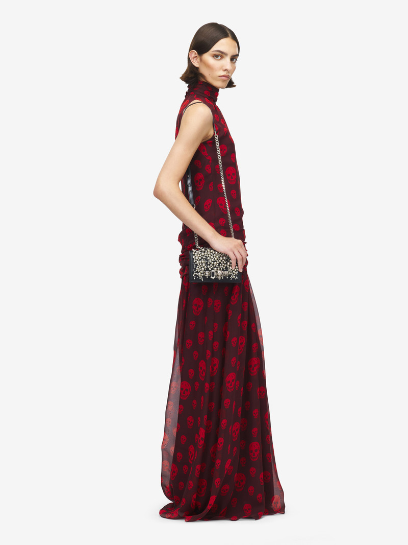 Skull Print Evening Dress 3