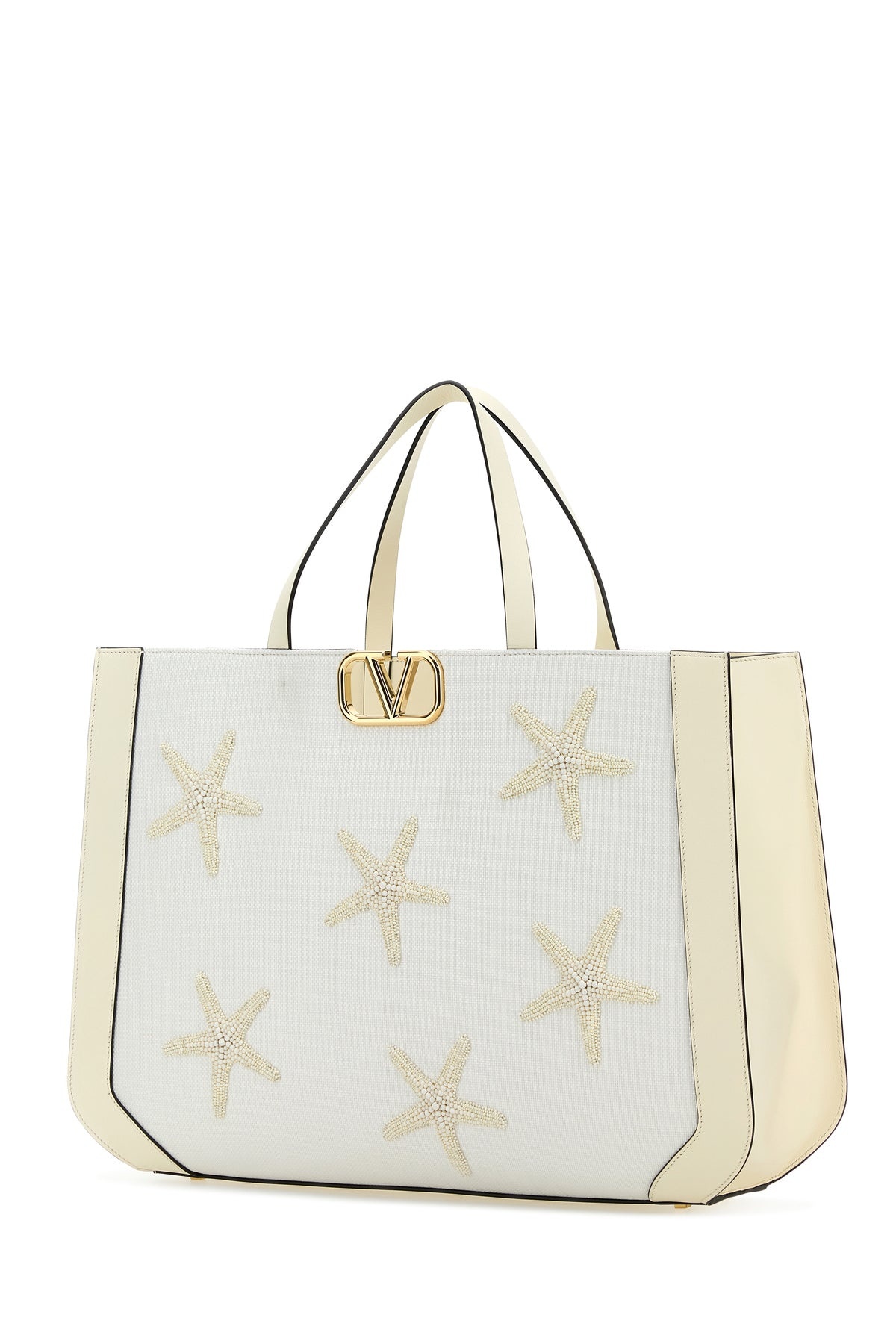 White fabric Valentino Garavani Escape shopping bag - 2