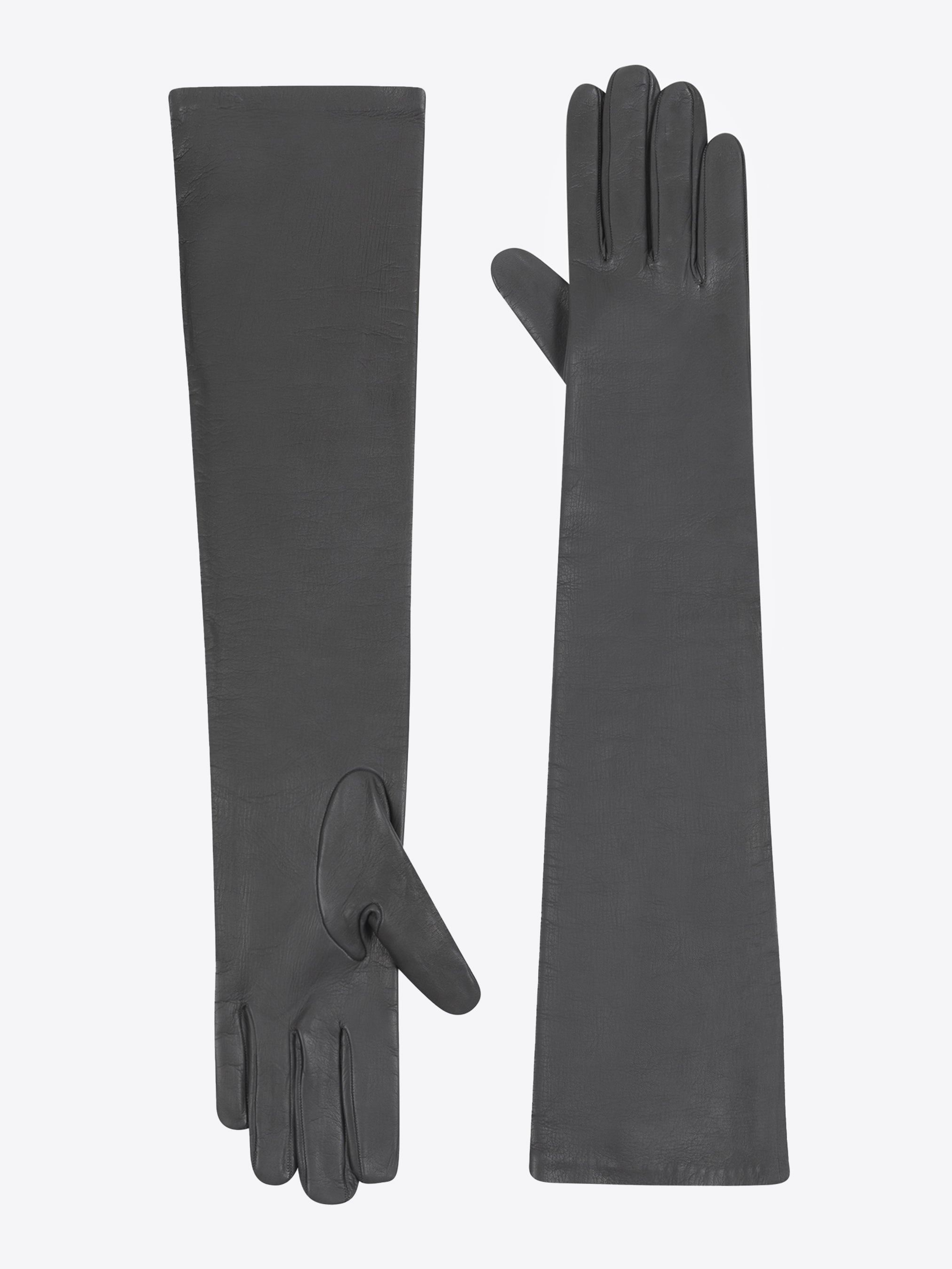 LONG LEATHER GLOVES - 2