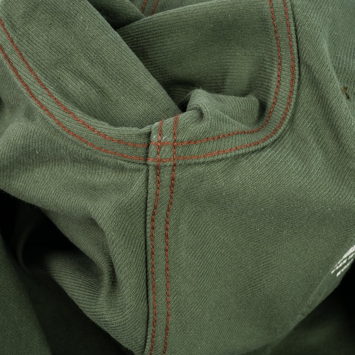IHSH-307-OLV 13oz Military Serge Work Shirt - Olive - 12