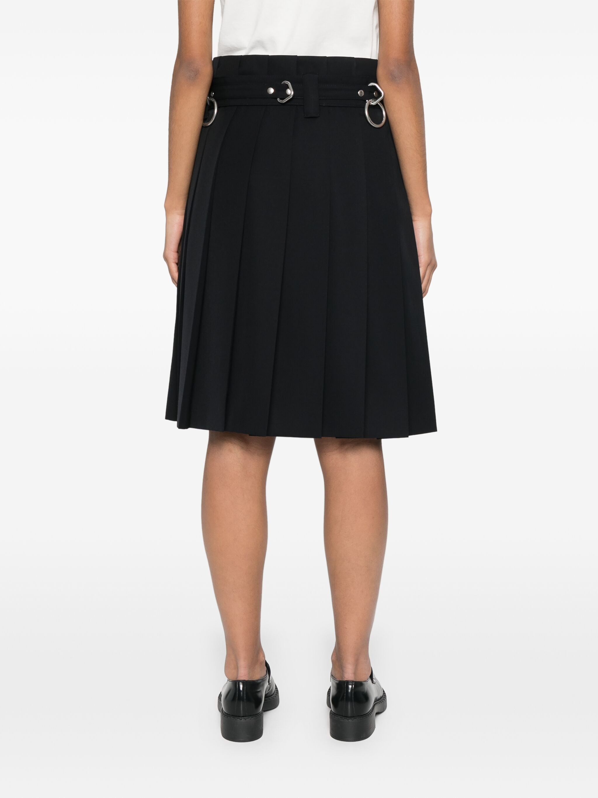 スカート Prada Gabardine Pleated Skirt With Belt 0400022610798_BLUE?wid=600&hei