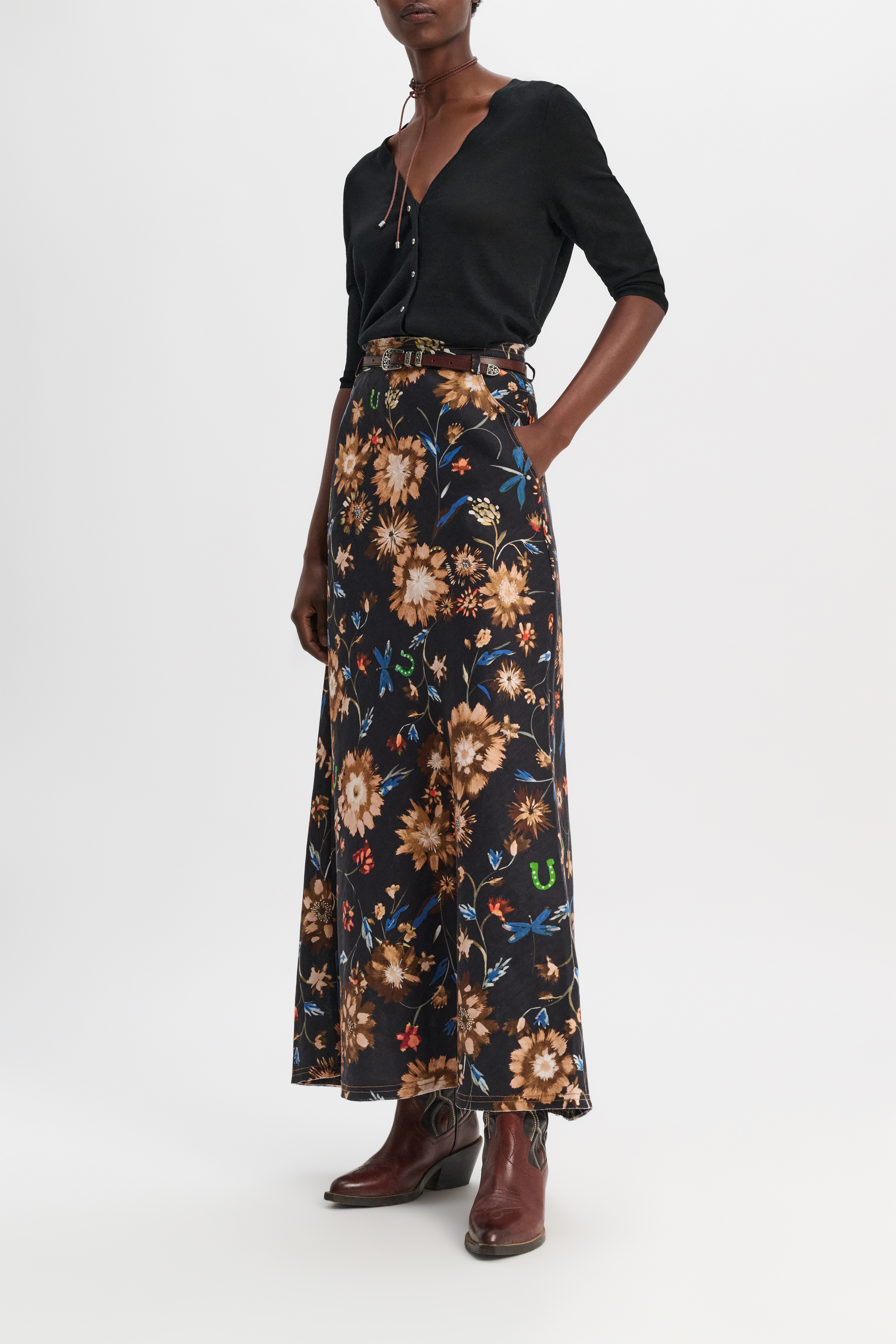 FLORAL EASE II skirt - 2