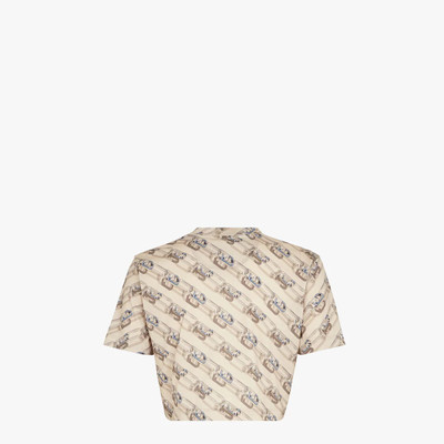 FENDI Beige cotton T-shirt outlook