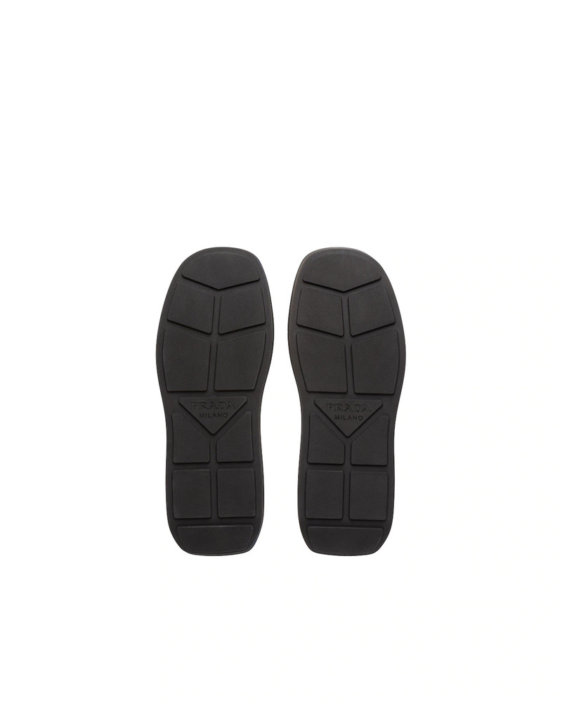 Brushed leather derby shoes 6