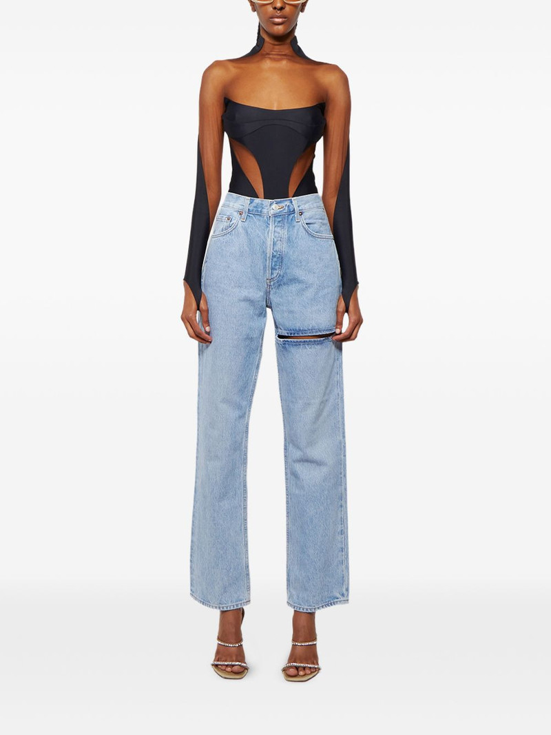 MUGLER Cutout long-sleeve top outlook