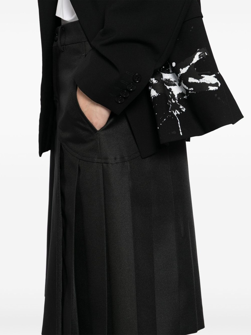 pleated tailored shorts 5