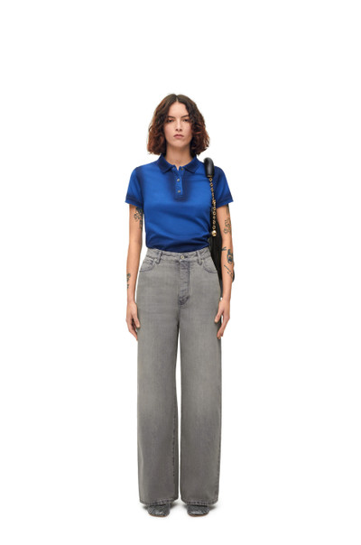 Loewe High waisted jeans in cotton outlook